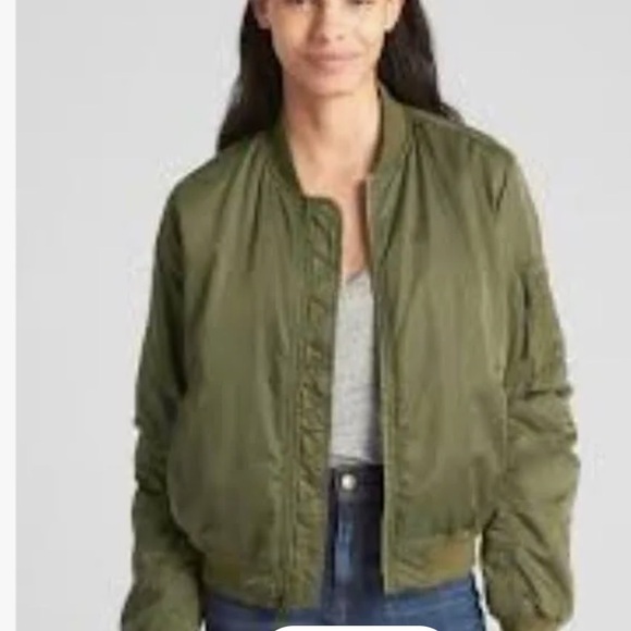 Gap classic green bomber jacket - small - Picture 1 of 7